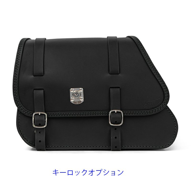 ミドル GYPSY レザーサドルバッグ 23L (ブラック)13