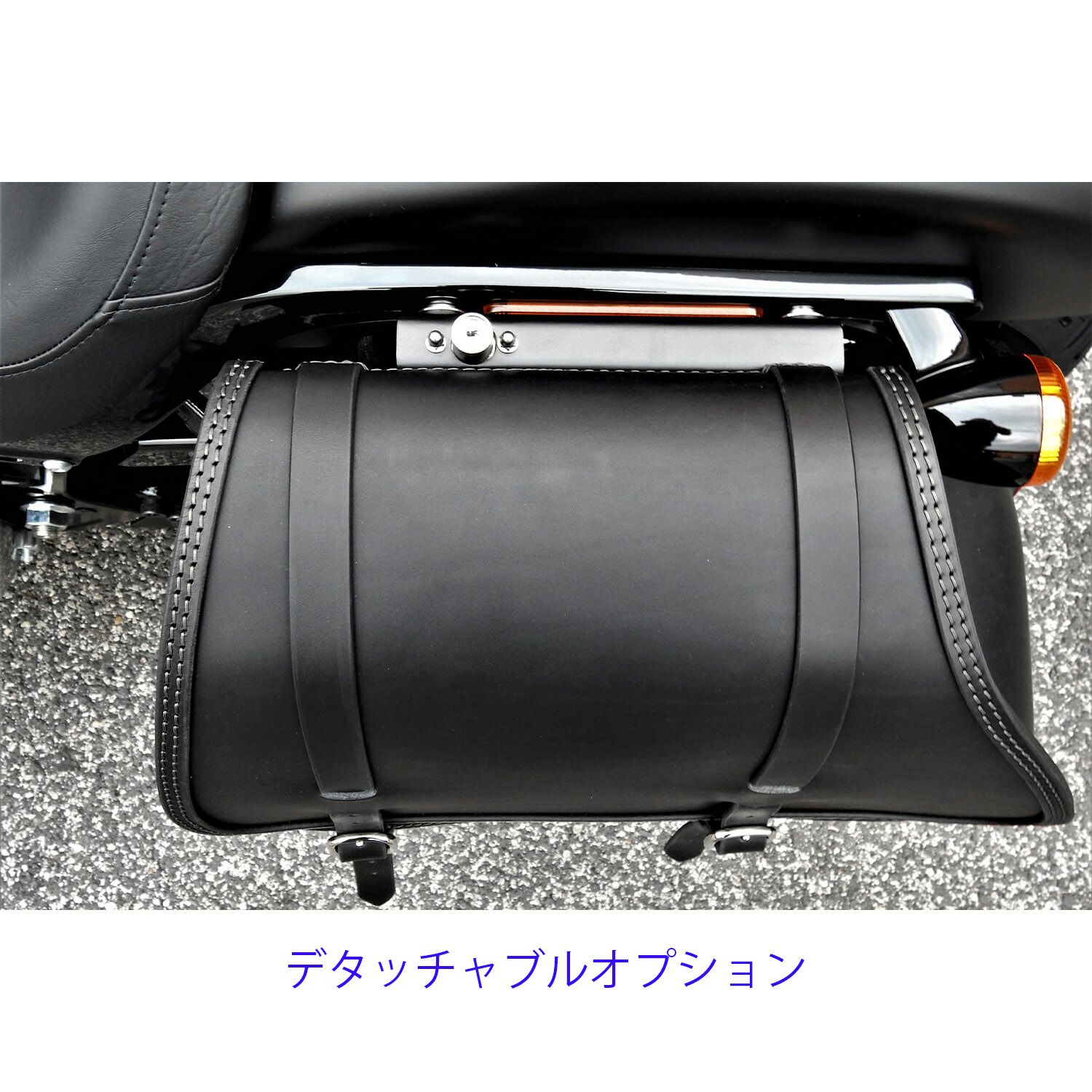 ミドル GYPSY レザーサドルバッグ 23L (リンクルレザー)5