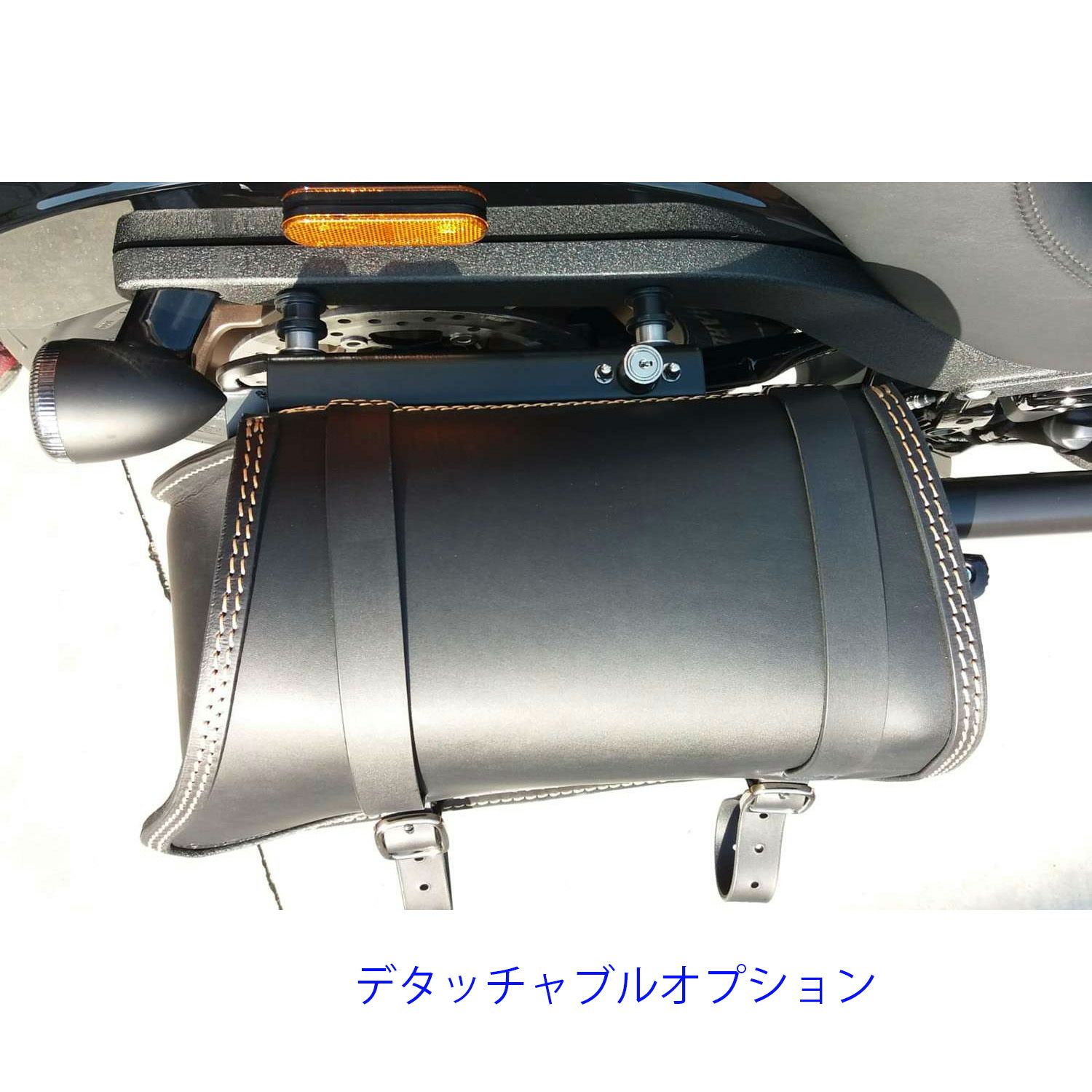 リトル GYPSY レザーサドルバッグ 18L (ダークブラウン)6