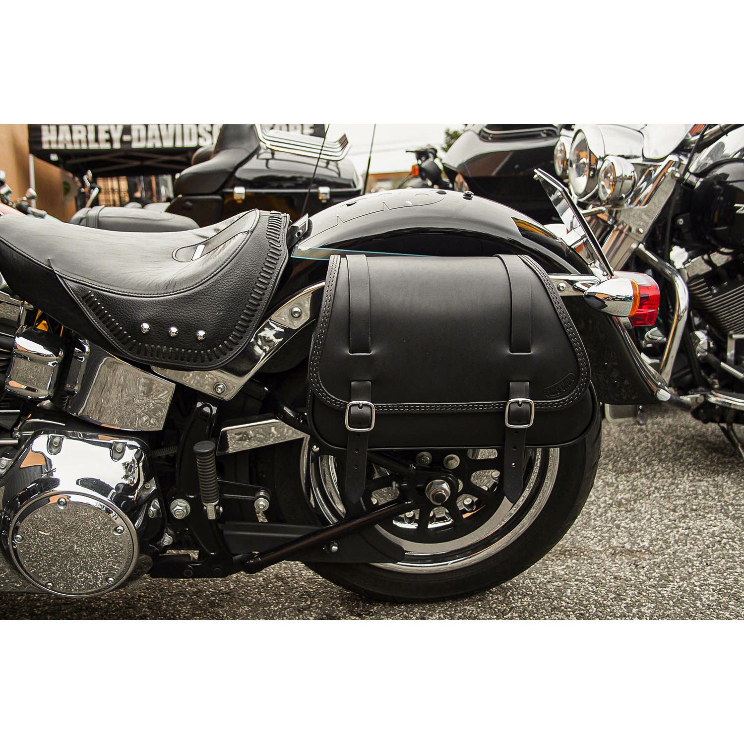 Folk レザーサドルバッグ 12L (ハマードレザー)3