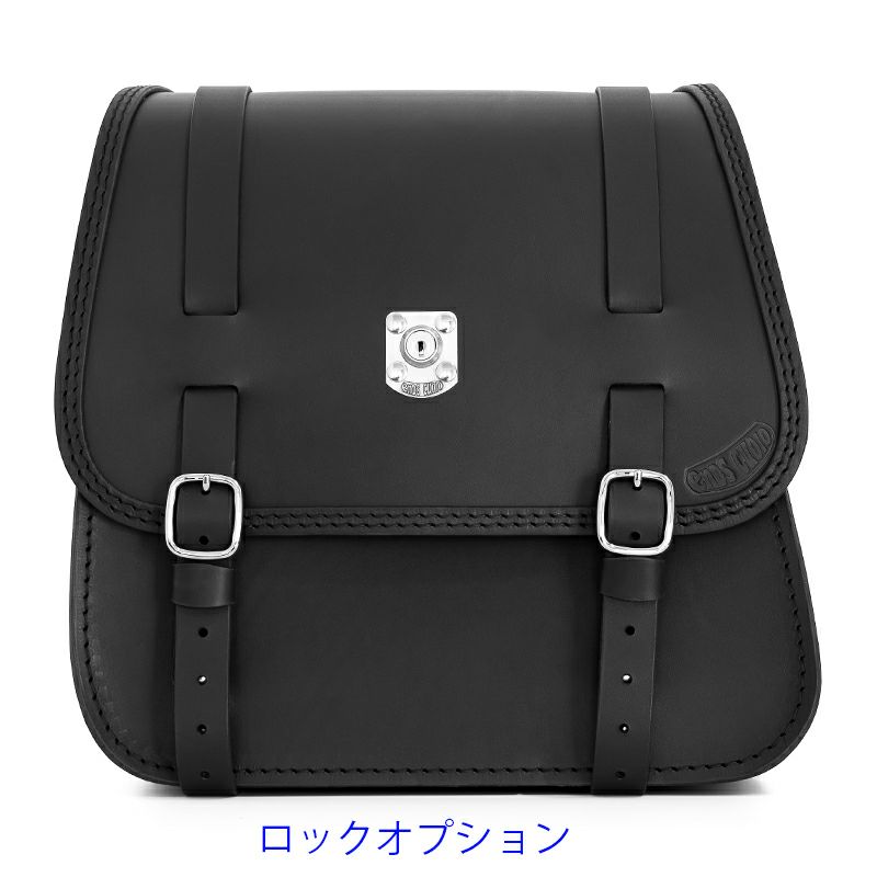 GLAM レザーサドルバッグ 22L (ダークブラウン)7
