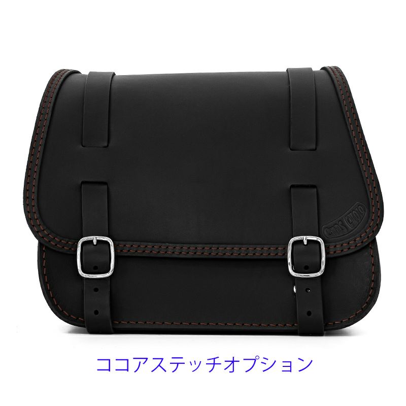 リトル GLAM レザーサドルバッグ 16.5L (ブラック)11