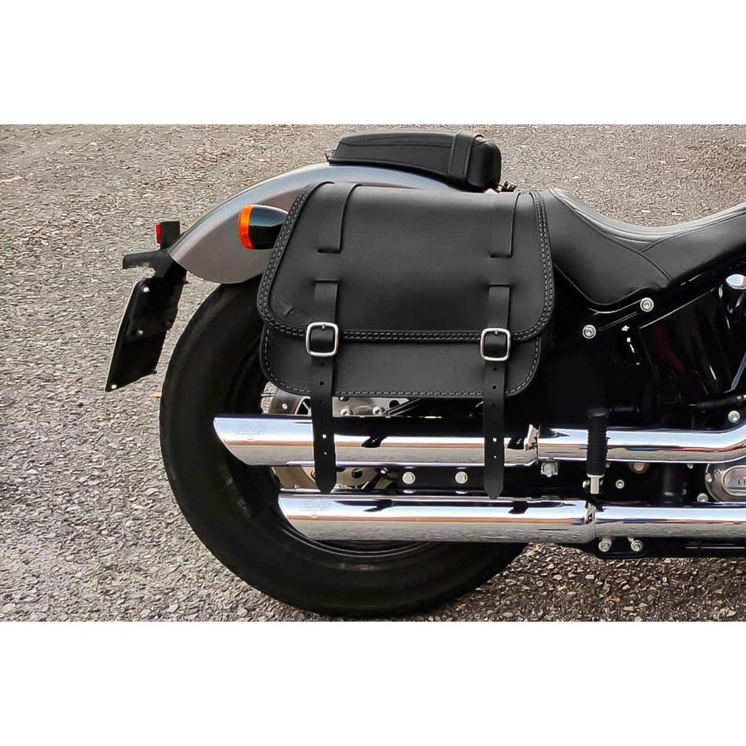 Rev リトル GLAM レザーサドルバッグ 16.5L (型押しレザー)14