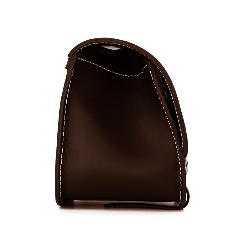 リトル GLAM レザーサドルバッグ 16.5L (ダークブラウン)2