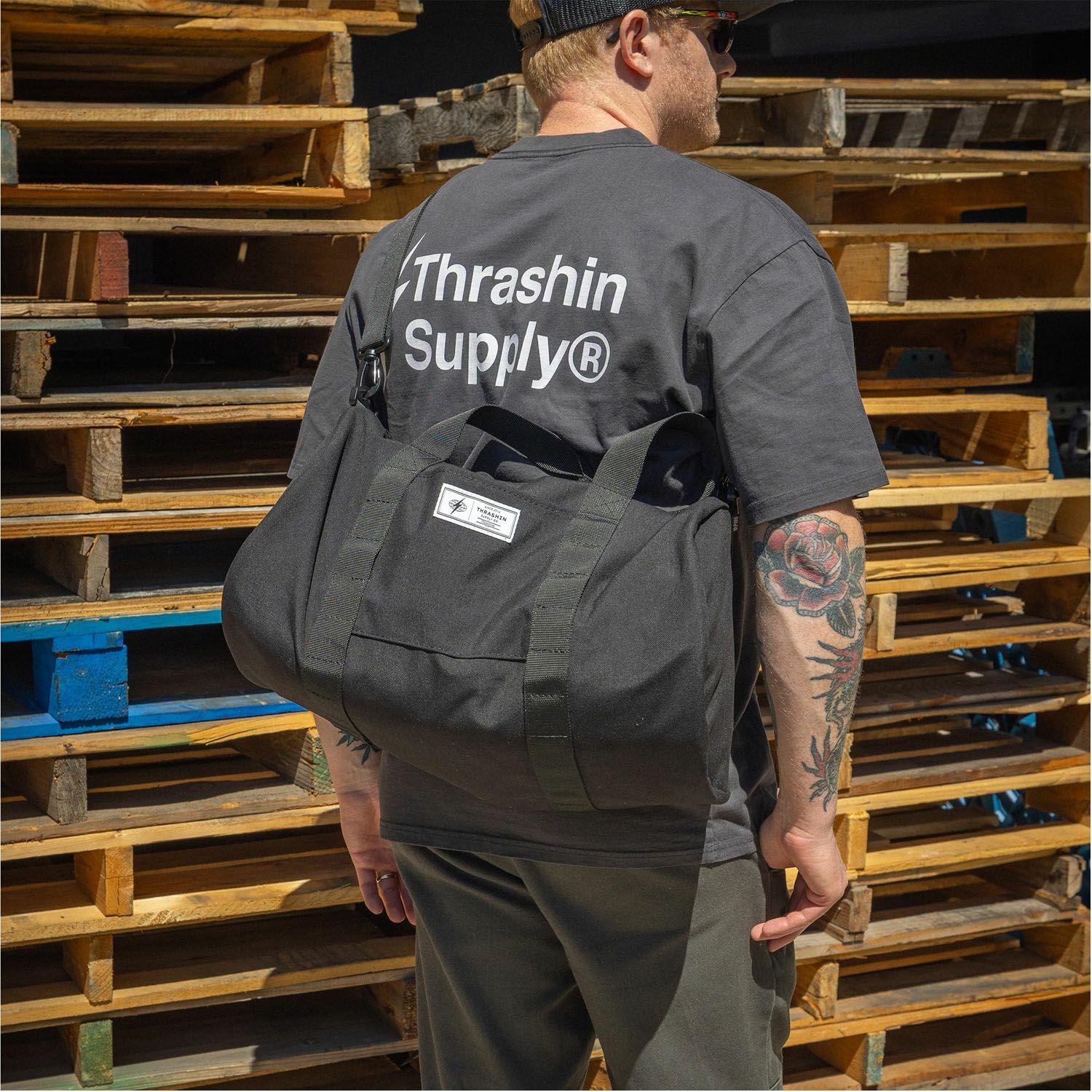 スラッシンサプライ トレードマーク ダッフルパック 27L THRASHIN SUPPLY 4