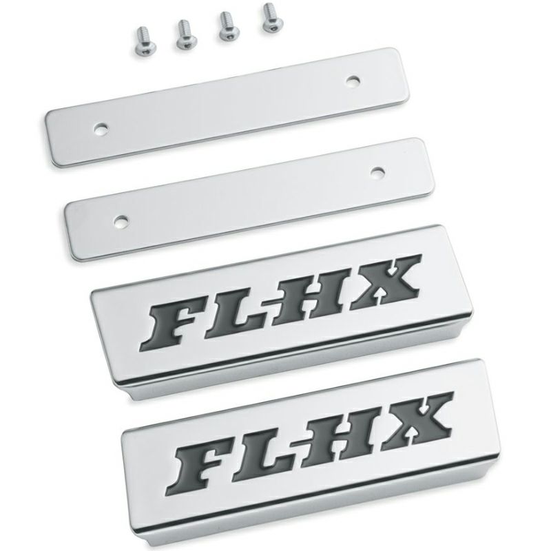 サドルバッグ・リッドレイル・メダリオン　FLHX-01