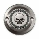 スカル＆チェーンコレクション　タイマーカバー　スモーキークローム　/スカル　スポーツスター-01