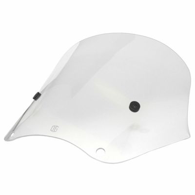Tスポーツ フェアリング用 交換シールド 12インチ クリアー OG（オリジナルガレージモト）