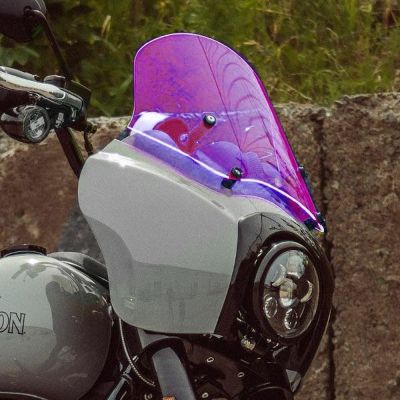 Tスポーツ フェアリング用 交換シールド 12インチ パープル OG（オリジナルガレージモト）