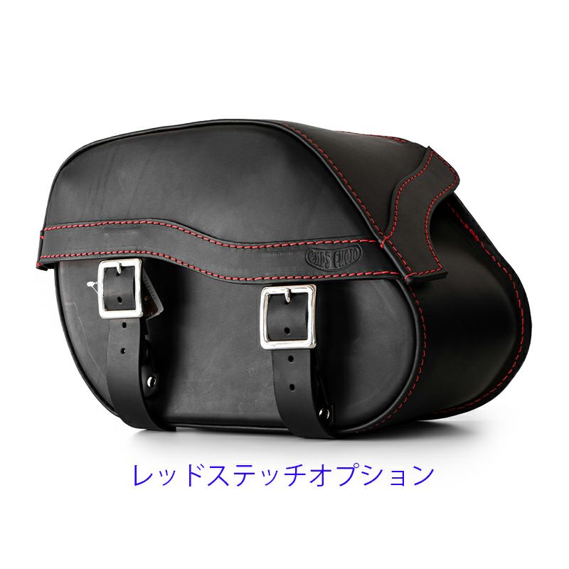 JAZZ レザーサドルバッグ 19.5L (ブラック)8