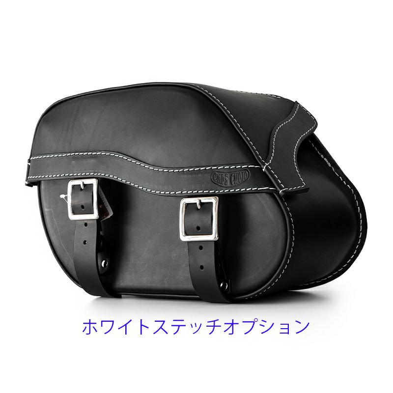JAZZ レザーサドルバッグ 19.5L (ブラック)10