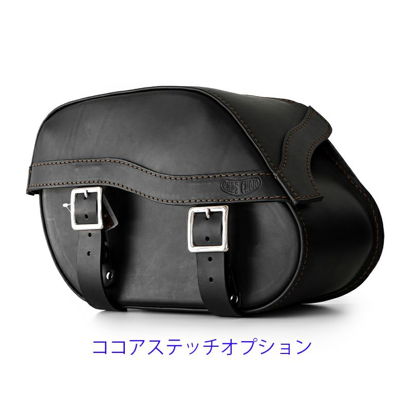 JAZZ レザーサドルバッグ 19.5L (ブラック)12