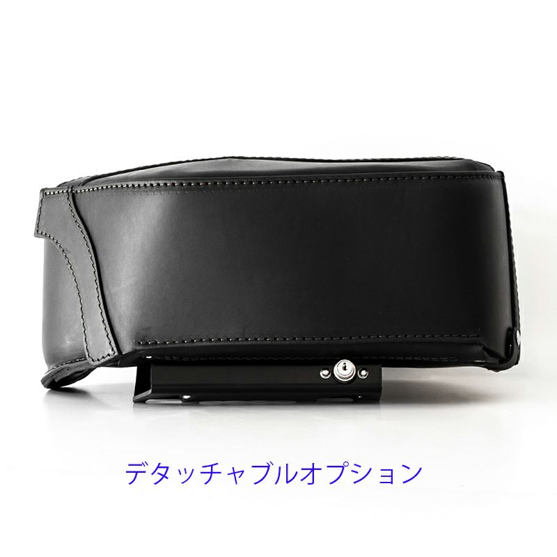 JAZZ レザーサドルバッグ 19.5L (ブラック)15