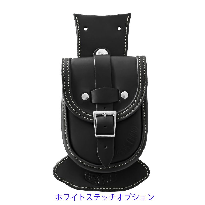 Slim Smart レザー タンクバッグ (ブラック) TCソフテイル10