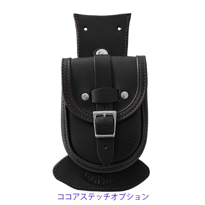 Slim Smart レザー タンクバッグ (ブラック) TCソフテイル12