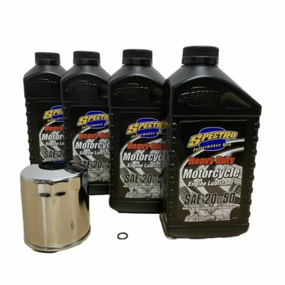 【セール】SPECTRO Heavy Duty エンジンオイル交換セット SAE 20W-50