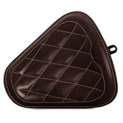 エンズクオイオ Solo Low Diamante レザーシート (ダークブラウン) スポーツスター