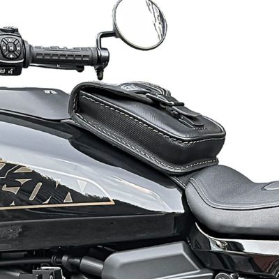 エンズクオイオ Rev Smart レザー タンクバッグ (型押しレザー) スポーツスターS