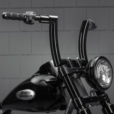 ヒューズド ハンドルバー ロー ブラック |ハーレーパーツ専門店