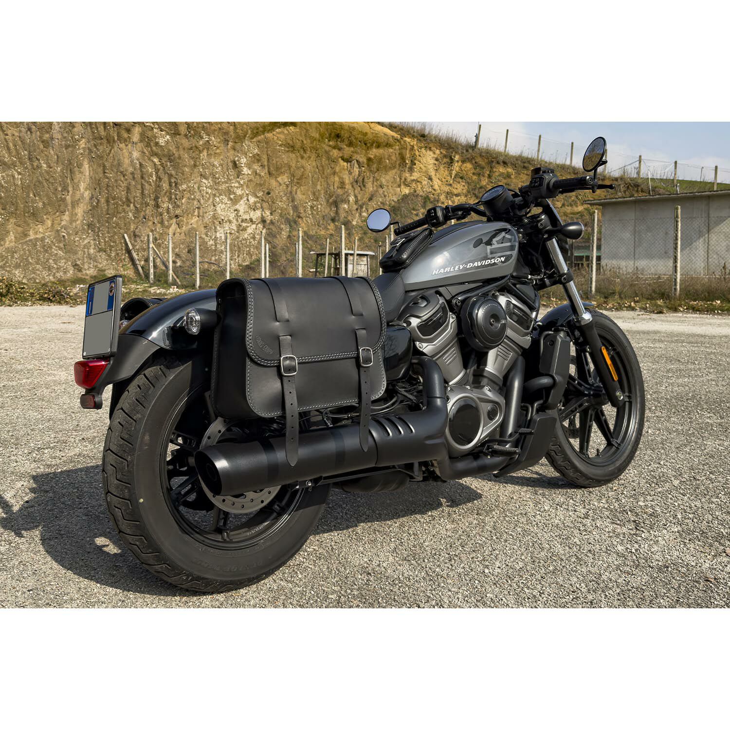 Rap レザーサドルバッグ 16.5L (リンクルレザー)7