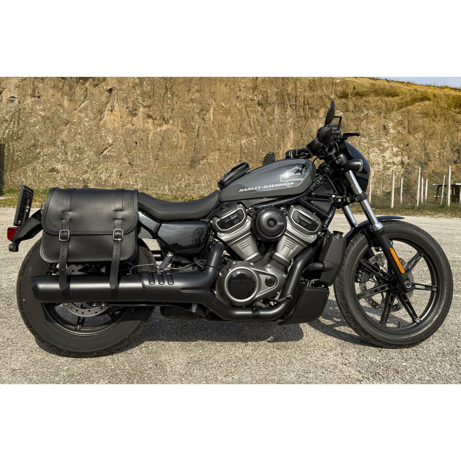 Rap レザーサドルバッグ 16.5L (リンクルレザー)8