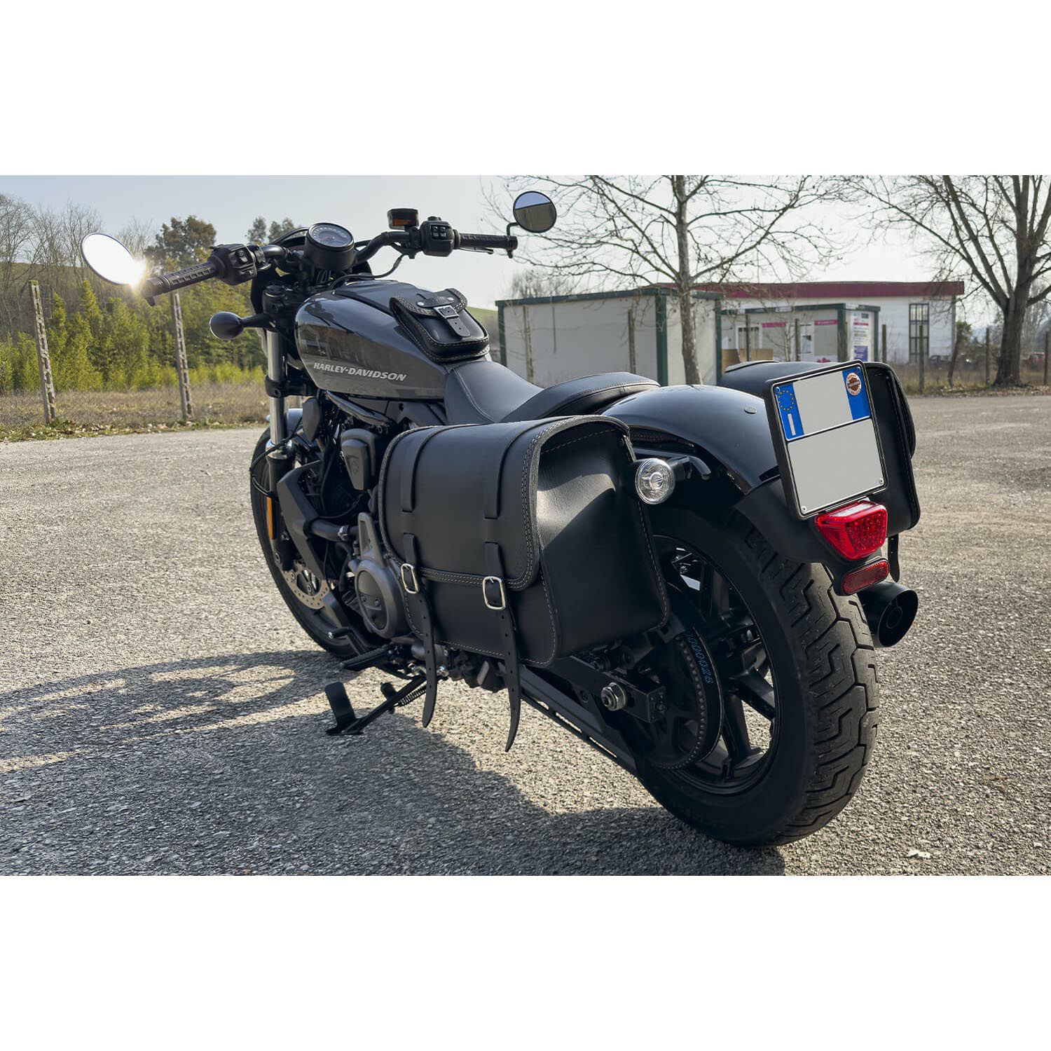 Rap レザーサドルバッグ 16.5L (リンクルレザー)9