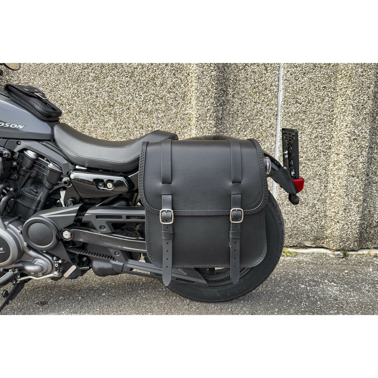 Twist レザーサドルバッグ 24L (リンクルレザー)7