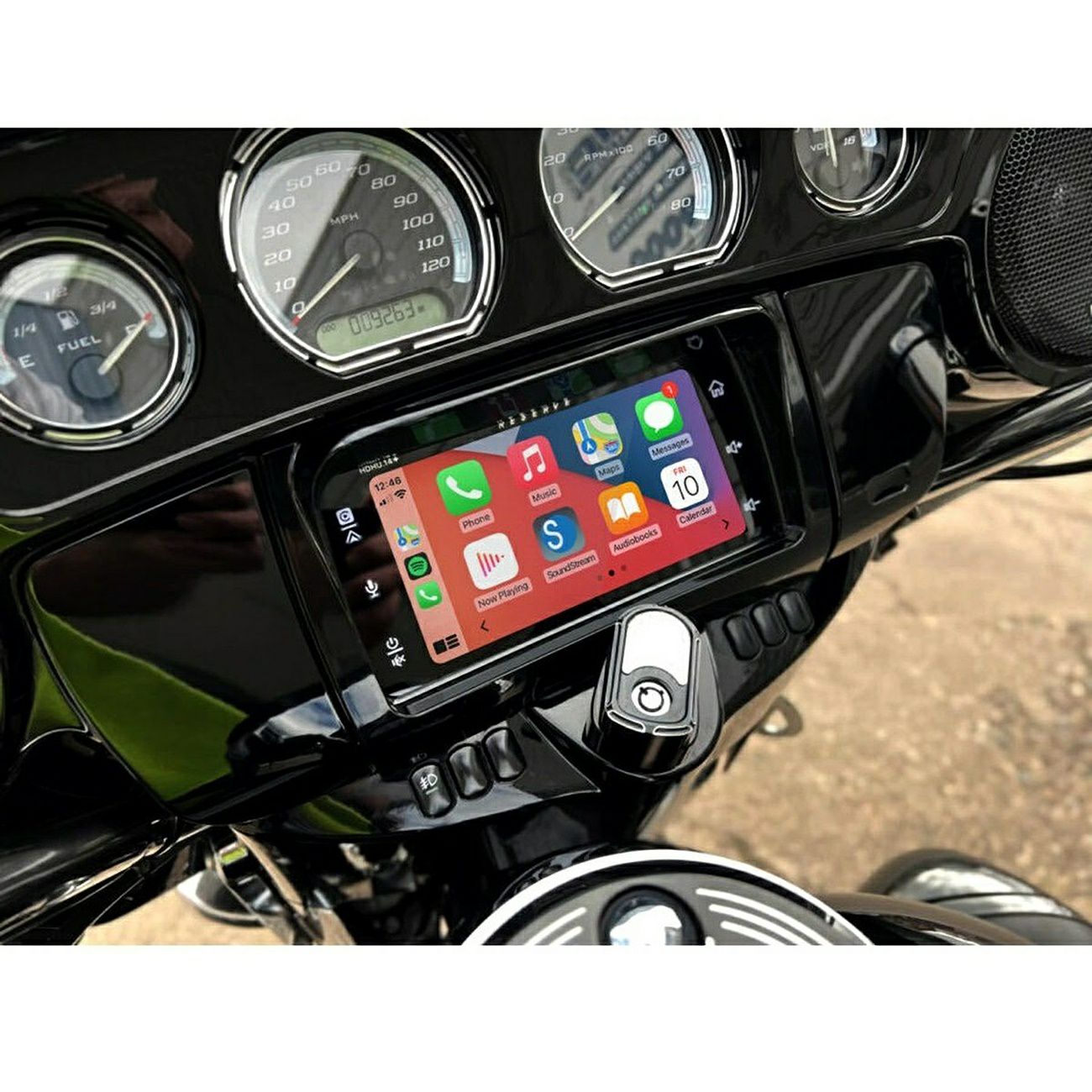 ツーリング CVO対応 WHD14+ プラグ＆プレイ オーディオ ヘッドユニット 日本語訳説明書付き Soundstream Reserve2