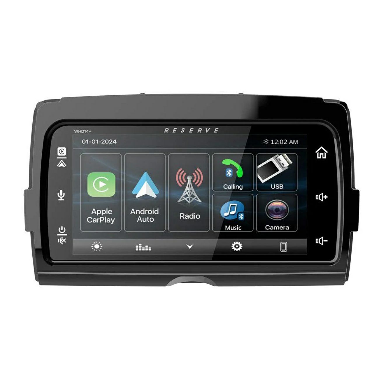 ツーリング CVO対応 WHD14+ プラグ＆プレイ オーディオ ヘッドユニット 日本語訳説明書付き Soundstream Reserve5