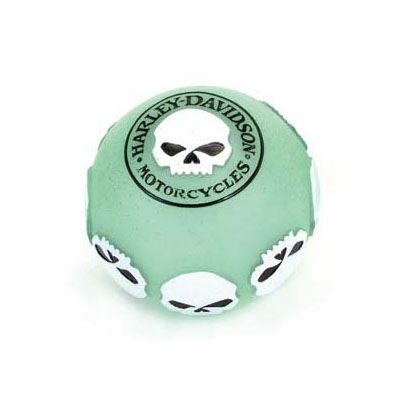 Harley Vinyl Glow in the Dark Skull Ball-01