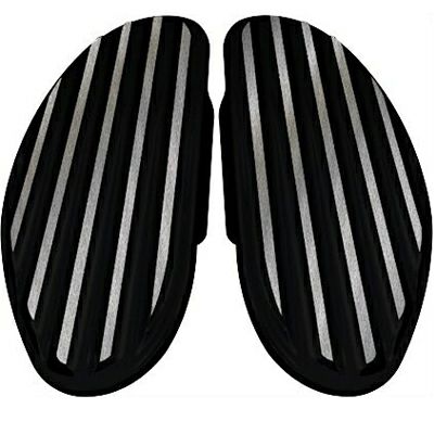 COVINGTONS フィンド・パッセンジャーフットボード グロスブラック 1986～2017FLソフテイル、ツーリング-01