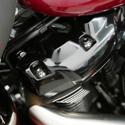 Arlenness（アレンネス） チタン 12ポイント ロッカーボックスボルトキット ポリッシュ M8 ツーリング、ソフテイル