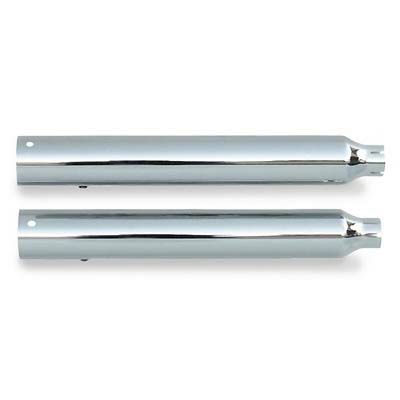 RUSH　3インチ・スリップマフラー　クローム　エンドキャップ別売タイプ　'07以降FLSTN、FLSTSB、'11以降FXS-01