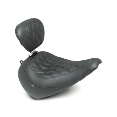 Mustang  ワイドトリッパー バックレスト付 ダイアモンドステッチ　2023～ブレイクアウト用
