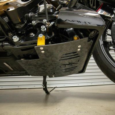 2024以降 ツーリング スキッドプレート フォージドカーボン ゴールド THRASHIN SUPPLY