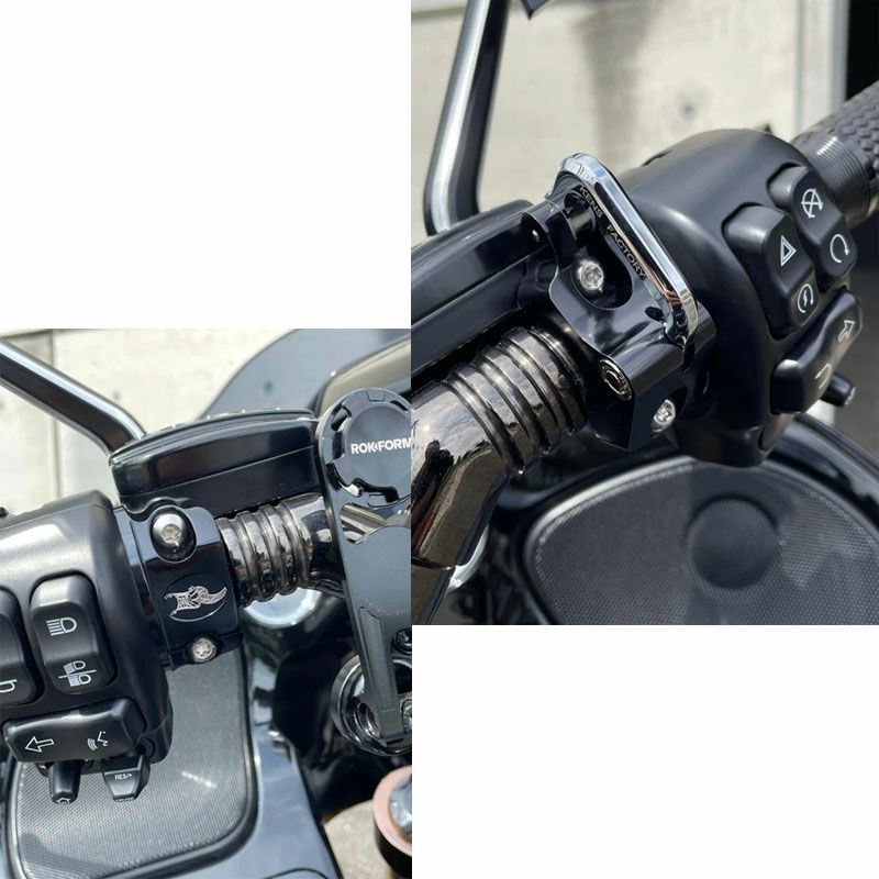 ネクストレベル ハンドルバー パーチクランプ ヘルメットロック ブラック ケンズファクトリー 2