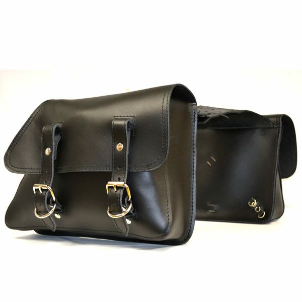 La Rosa Design サドルバッグ（本革）左右　ブラック-01