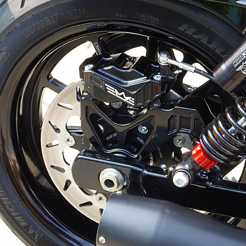 ラジアルマウント ブレーキキャリパー リア・右用 (ブラック)