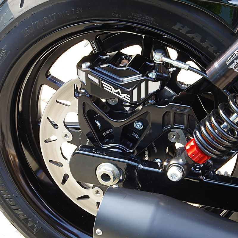 ラジアルマウント ブレーキキャリパー リア・右用 (ブラックコントラスト)