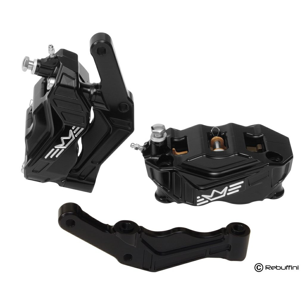 フロントラジアルキャリパー マウント デュアルディスク用 (ブラック)1