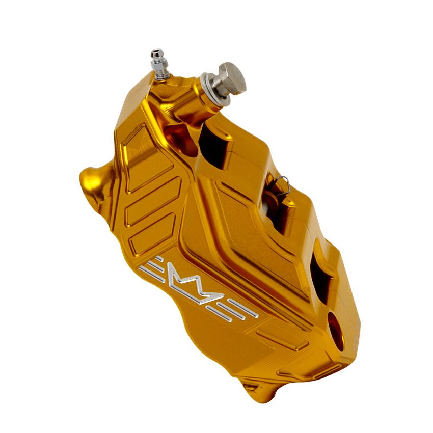 ラジアルマウント ブレーキキャリパー リア・左用 (ゴールド)