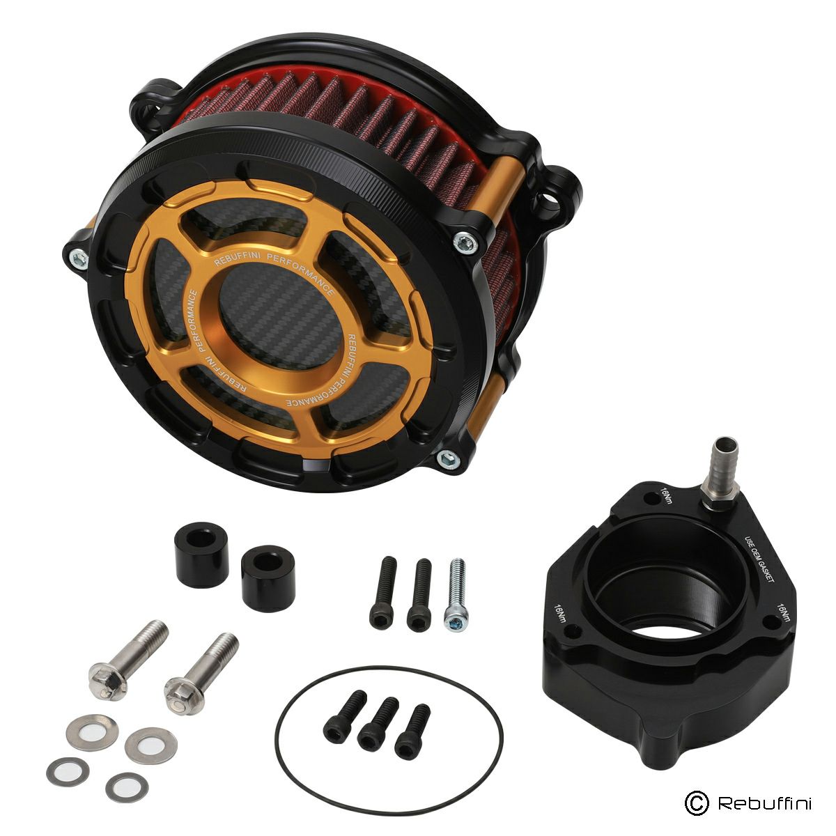 GPX ハイフロー・エアクリーナー (ゴールド)1