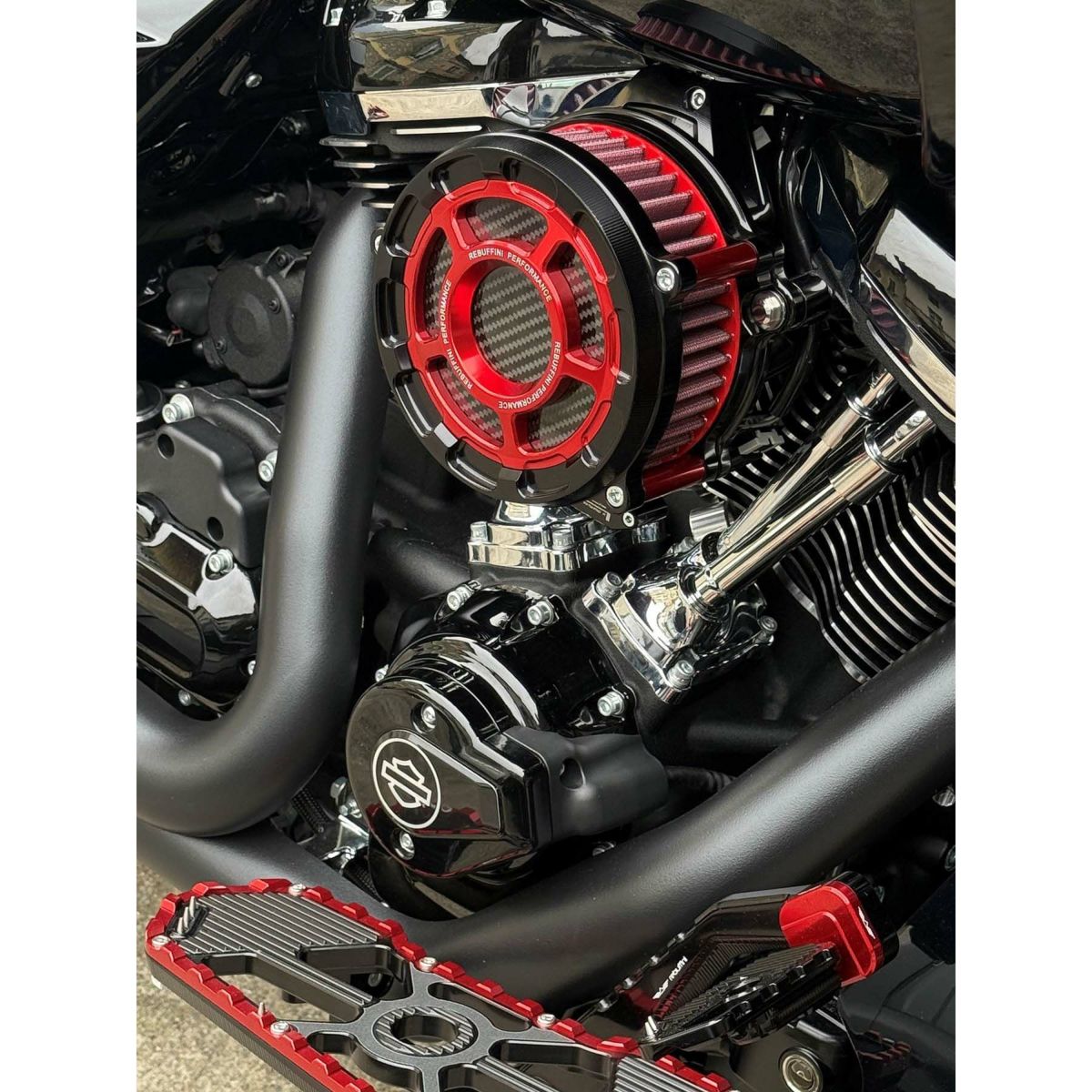 GPX ハイフロー・エアクリーナー (ブルー)2