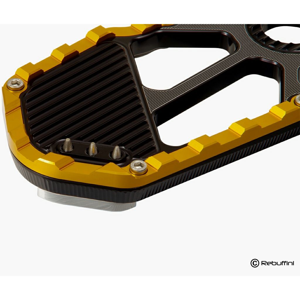 Wheelie ドライバー・ビレットフットボード (ブラック/ゴールド) 3