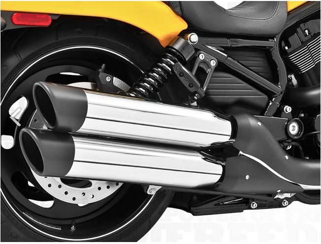 フリーダムパフォーマンス(FREEDOM) エキゾースト　スリップオン Night Rod用 ブラックエンド-02