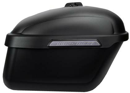 HARDSTREET SIXERハード・サドルバッグ 左右セット (サテンブラック)-01