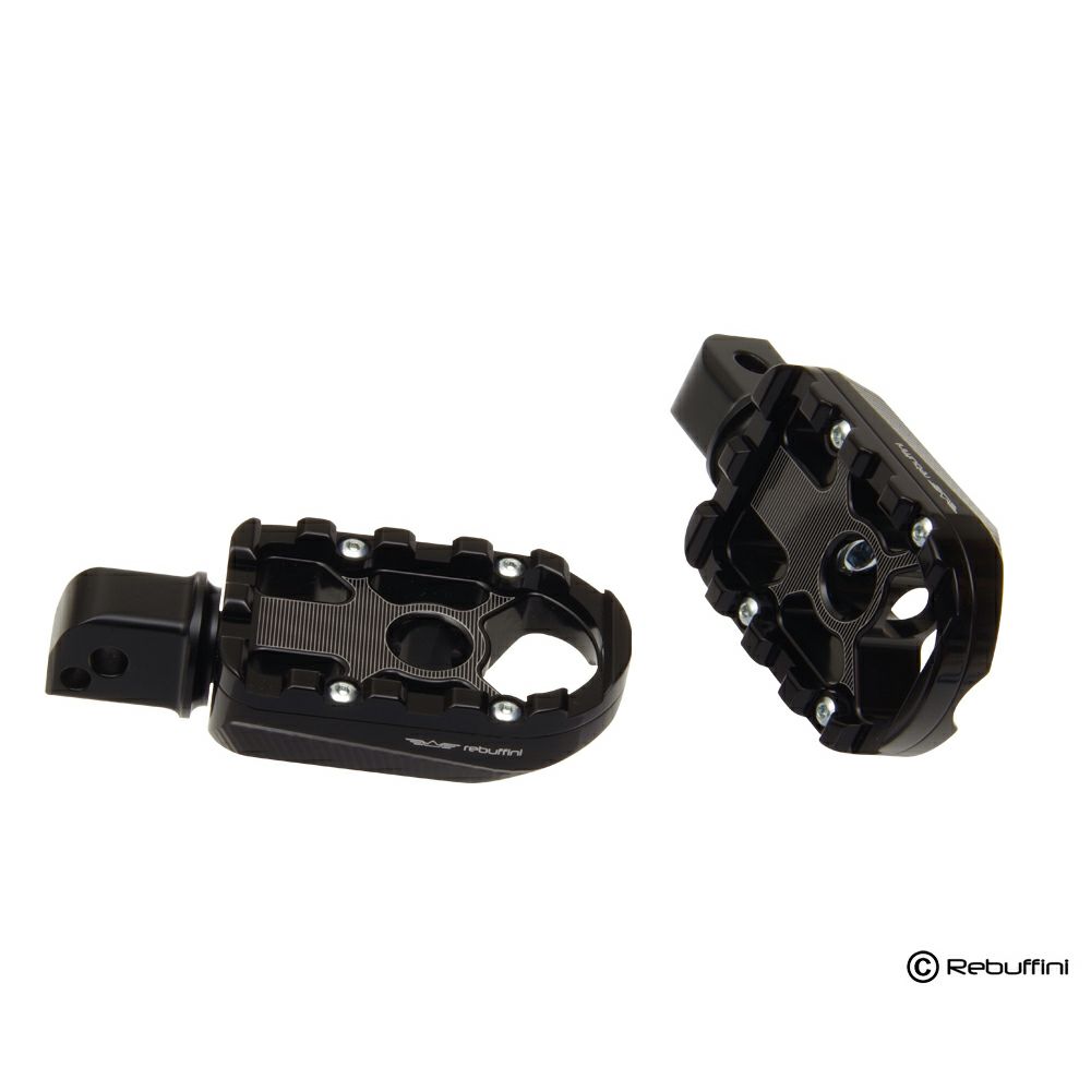 Wheelie パッセンジャー フットペグ (ブラック) M8ソフテイル