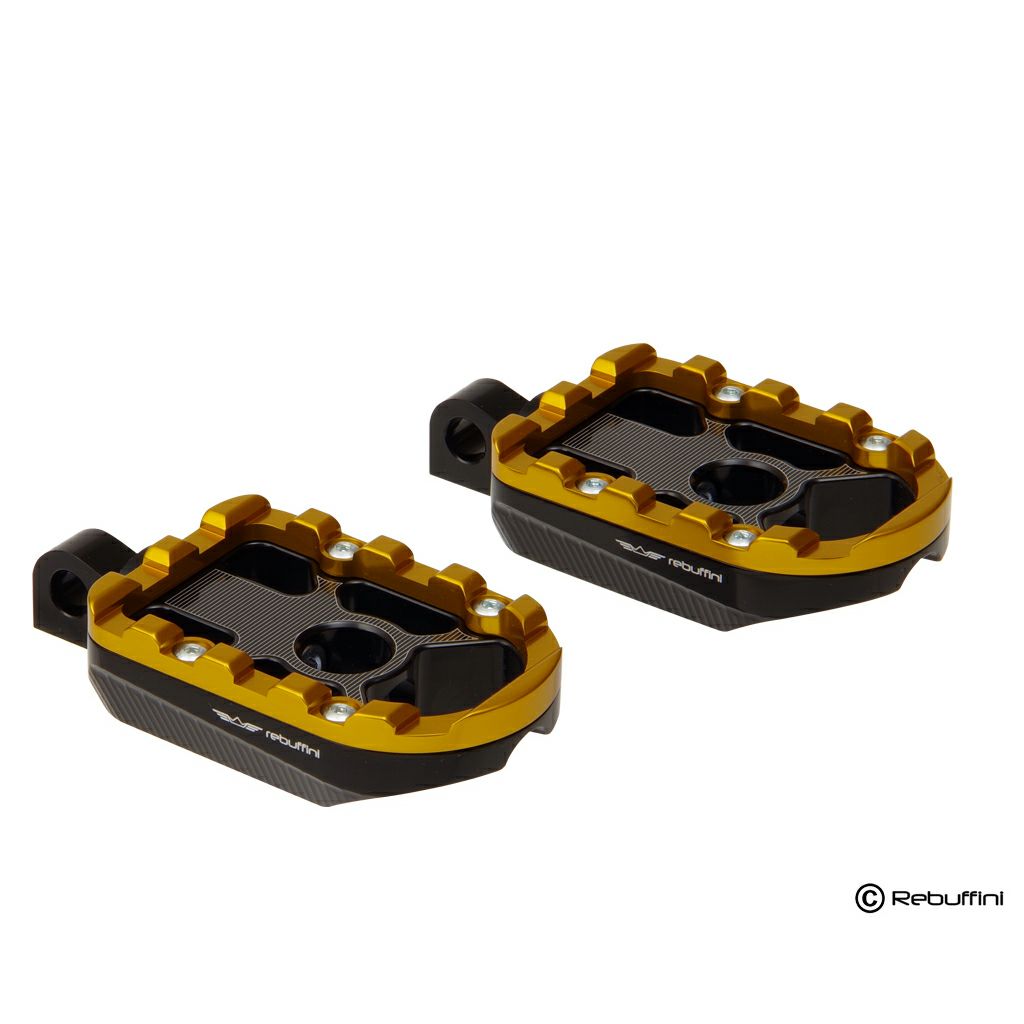 Wheelie フットペグ (ブラック/ゴールド)