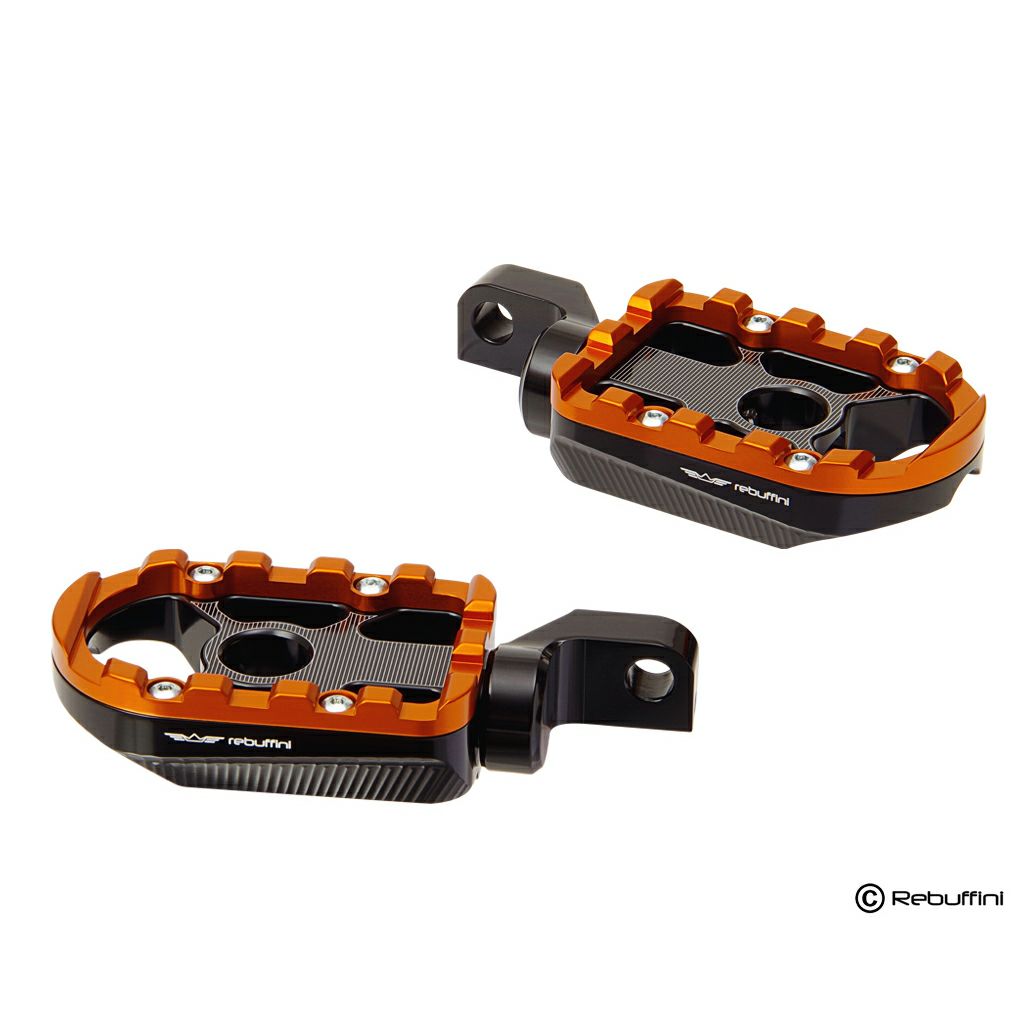 Wheelie ライダー フットペグ (ブラック/オレンジ) XL1200X/S、XL1200V