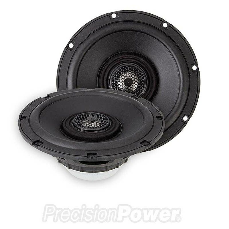 ハーレー ツーリング 6.5インチ フェアリング スピーカー 2オーム Precision Power（プレシジョンパワー）